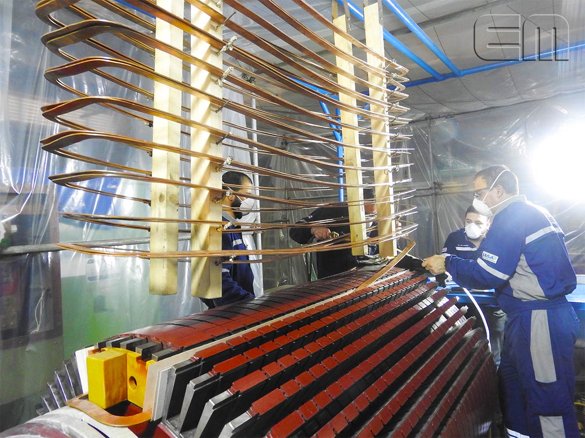 Cierre exitoso de proyecto de Rebobinado de Rotor de Turbo-Generador en Honduras